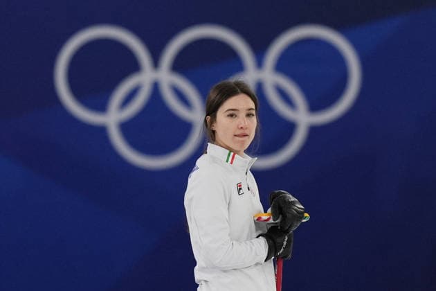 Finale di doppio misto Curling tra Italia e Gran Bretagna per la medaglia di bronzo in occasione delle Olimpiadi Invernali Milano-Cortina 2026 2026 10 Febbraio 2026, Cortina, Italia (Foto Davide Spada LaPresse)  Copyright: xSpada LaPressex