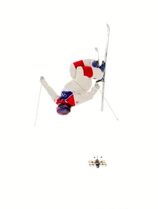 February 10, 2026, Livigno, Italy: Maia Schwinghammer from Saskatoon, Sask., competes in the women s moguls qualification at the Milano Cortina 2026 Winter Olympic Games, Olympische Spiele, Olympia, OS in Livigno, Italy on Tuesday, Feb. 10, 2026. Canada News - February 10, 2026  - ZUMAc35_ 20260210_zaf_c35_088 Copyright: xSeanxKilpatrickx