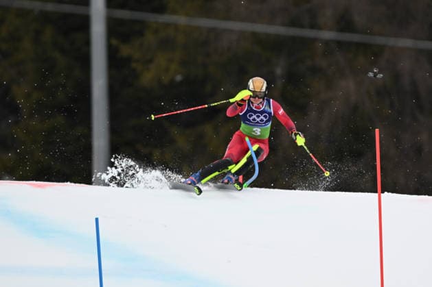 Ariane Raedler Katharina Huber from Austria during the Winter Olympic Games, Olympische Spiele, Olympia, OS Milano Cortina 2026, in Tofane Alpine Skiing Centre , on February 10 2026, in Cortina, Italy  Copyright: xFedericoxManoni IPAxSportx xipa-agency.netx xx IPA_71226538 IPA_Agency_IPA71226538