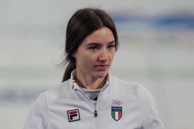 Finale di doppio misto Curling tra Italia e Gran Bretagna per la medaglia di bronzo in occasione delle Olimpiadi Invernali Milano-Cortina 2026 2026 10 Febbraio 2026, Cortina, Italia (Foto Davide Spada LaPresse)  Copyright: xSpada LaPressex