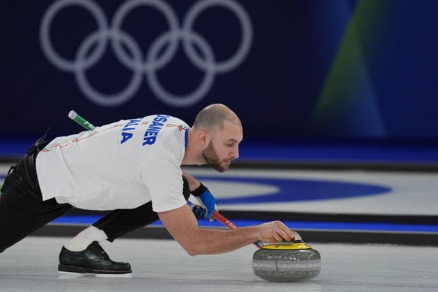 Finale di doppio misto Curling tra Italia e Gran Bretagna per la medaglia di bronzo in occasione delle Olimpiadi Invernali Milano-Cortina 2026 2026 10 Febbraio 2026, Cortina, Italia (Foto Davide Spada LaPresse)  Copyright: xSpada LaPressex