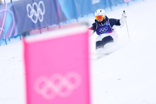 Hinako Tomitaka (JPN), FEBRUARY 10, 2026 - Freestyle Skiing : Women s Mogle Qualification during the Milano Cortina 2026 Olympic Winter games, Winterspiele,Spiele, Summer games at Livigno Aerials and Moguls Park in Livigno, Italy.  aflo_319222601