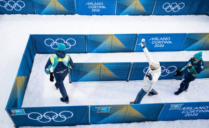 260210 Sturla Holm Laegreid of Norway celebrates in the mixed zone after competing men s biathlon 20 km individual during day 4 of the 2026 Winter Olympics on February 10, 2026 in Anterselva. Photo: Mathias Bergeld BILDBYRAN kod MB MB1320 skidskytte biathlon skiskyting Olympic Games, Olympische Spiele, Olympia, OS olympics winter olympics os ol olympiska spel vinter-os olympiske leker milano cortina 2026 milan cortina 2026 milano cortina 2026 olympic games milano cortina 2026 winter olympic games milano cortina-os milano cortina-ol vinter-ol 4 bbeng 20 km individual jubel norge brons bronze *** 260210 Sturla Holm Laegreid of Norway celebrates in the mixed zone after competing men s biathlon 20 km individual during day 4 of the 2026 Winter Olympics on February 10, 2026 in Anterselva Photo Mathias Bergeld BILDBYRAN code MB MB1320 biathlon biathlon biathlon olympic games olympics olympics winter olympics os ol olympiska spel vinter os olympiske leker milano cortina 2026 milan cortina 2026 milano cortina 2026 olympic games milano cortina 2026 winter olympic games milano cortina os milano cortina ol vinter ol 4 bbeng 20 km individual jubel norge bronz bronze  Copyright: MATHIASxBERGELD BB260210MB085