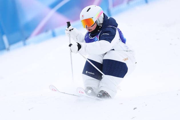 Hinako Tomitaka (JPN), FEBRUARY 10, 2026 - Freestyle Skiing : Women s Mogle Qualification during the Milano Cortina 2026 Olympic Winter games, Winterspiele,Spiele, Summer games at Livigno Aerials and Moguls Park in Livigno, Italy.  aflo_319222607