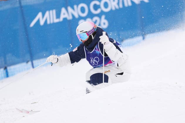 Haruka Nakao (JPN), FEBRUARY 10, 2026 - Freestyle Skiing : Women s Mogle Qualification during the Milano Cortina 2026 Olympic Winter games, Winterspiele,Spiele, Summer games at Livigno Aerials and Moguls Park in Livigno, Italy.  aflo_319222644