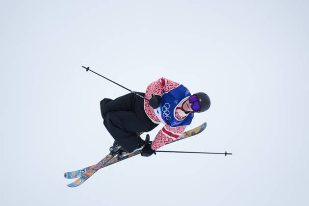 (260210) -- LIVIGNO, Feb. 10, 2026 -- Birk Ruud of Norway competes during the freestyle skiing men s freeski slopestyle final at the Milan-Cortina 2026 Olympic Winter games, Winterspiele,Spiele, Summer games in Livigno, Italy, Feb. 10, 2026. ) (MICO2026)ITALY-LIVIGNO-OLYMPIC WINTER GAMES-FREESTYLE SKIING-MEN S FREESKI SLOPESTYLE-FINAL XiaxYifang 