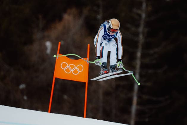 OLYMPICS - Winter Olympic Games, Olympische Spiele, Olympia, OS Milano Cortina 2026 CORTINA D AMPEZZO,ITALY,10.FEB.26 - OLYMPICS, ALPINE SKIING - Winter Olympic Games Milano Cortina 2026, team combined, downhill, women. Image shows Kira Weidle-Winkelmann (GER).  GEPAxpictures xAlexanderxSolc
