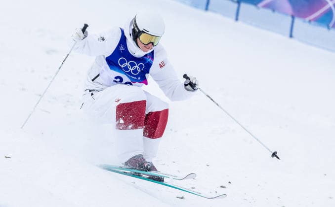 OLYMPICS - Winter Olympic Games, Olympische Spiele, Olympia, OS Milano Cortina 2026 LIVIGNO,ITALY,10.FEB.26 - OLYMPICS, FREE SKI, FREESTYLE SKIING - Winter Olympic Games Milano Cortina 2026, moguls, qualification, women, men. Image shows Katharina Ramsauer (AUT).  GEPAxpictures xHaraldxSteiner