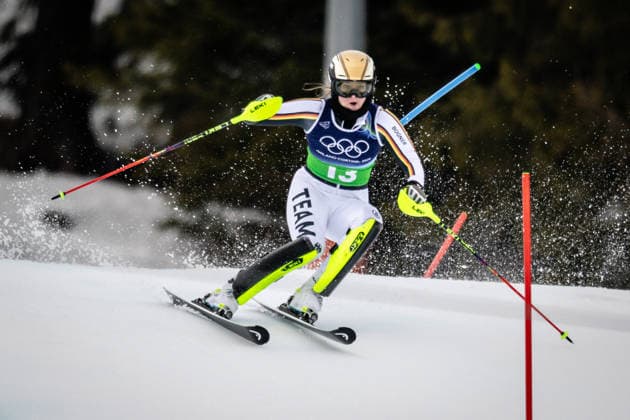 Emma Aicher of Germany , Women’s Alpine Team Combination, Slalom, Milano Cortina 2026 Olympic Games, Olympische Spiele, Olympia, OS 10-02-2026 *** Emma Aicher of Germany , Womens Alpine Team Combination, Slalom, Milano Cortina 2026 Olympic Games 10 02 2026 Copyright: HMBxMedia MarcxNiemeyer