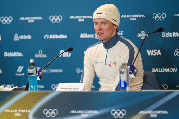 260210 Johan-Olav Botn of Norway at the press conference, PK, Pressekonferenz after men s biathlon 20 km individual during day 4 of the 2026 Winter Olympics on February 10, 2026 in Anterselva. Photo: Mathias Bergeld BILDBYRAN kod MB MB1320 skidskytte biathlon skiskyting Olympic Games, Olympische Spiele, Olympia, OS olympics winter olympics os ol olympiska spel vinter-os olympiske leker milano cortina 2026 milan cortina 2026 milano cortina 2026 olympic games milano cortina 2026 winter olympic games milano cortina-os milano cortina-ol vinter-ol 4 bbeng 20 km individual norge norway presskonferens *** 260210 Johan Olav Botn of Norway at the press conference after men s biathlon 20 km individual during day 4 of the 2026 Winter Olympics on February 10, 2026 in Anterselva Photo Mathias Bergeld BILDBYRAN code MB MB1320 biathlon biathlon biathlon olympic games olympics olympics winter olympics os ol olympiska spel vinter os olympiske leker milano cortina 2026 milan cortina 2026 milano cortina 2026 olympic games milano cortina 2026 winter olympic games milano cortina os milano cortina ol vinter ol 4 bbeng 20 km individual norway norway presskonferens  Copyright: MATHIASxBERGELD BB260210MB093