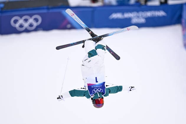 Jakara ANTHONY (AUS), FEBRUARY 10, 2026 - Freestyle Skiing : Women s Mogle Qualification during the Milano Cortina 2026 Olympic Winter games, Winterspiele,Spiele, Summer games at Livigno Aerials and Moguls Park in Livigno, Italy.  aflo_319232880