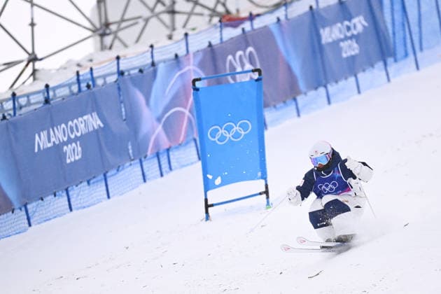 Haruka Nakao (JPN), FEBRUARY 10, 2026 - Freestyle Skiing : Women s Mogle Qualification during the Milano Cortina 2026 Olympic Winter games, Winterspiele,Spiele, Summer games at Livigno Aerials and Moguls Park in Livigno, Italy.  aflo_319232904