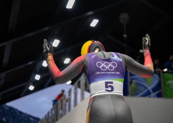 MILANO CORTINA 2026 - OLYMPISCHE WINTERSPIELE - CORTINA D™AMPEZZO - RODELN - FRAUEN EINZEL ** NUR FÜR REDAKTIONELLE ZWECKE ** EDITORIAL USE ONLY **<p>10 02 2026-Cortina d™Ampezzo: Olympische Winterspiele Milano Cortina 2026 Rodeln Cortina Sliding Centre Event: Frauen Einzel 3.-4. Lauf im Foto: Merle Fräbel 5 (Deutschland) enttäuscht nach dem 3. Lauf ( Italien Venetien Cortina d™Ampezzo Copyright: SaschaxFromm *** MILANO CORTINA 2026 OLYMPIC WINTER GAMES CORTINA D™AMPEZZO LUNGING WOMEN SINGLE FOR EDITORIAL PURPOSES ONLY p 10 02 2026 Cortina d™Ampezzo Olympic Winter Games Milano Cortina 2026 Luge Cortina Sliding Centre Event Women Single 3 4 run in photo Merle Fräbel 5 Germany disappointed after the 3 run Italy Veneto Cortina d™Ampezzo Copyright SaschaxFromm Copyright: SaschaxFromm doc84in7vta2035mrq41tw5 ,EDITORIAL USE ONLY