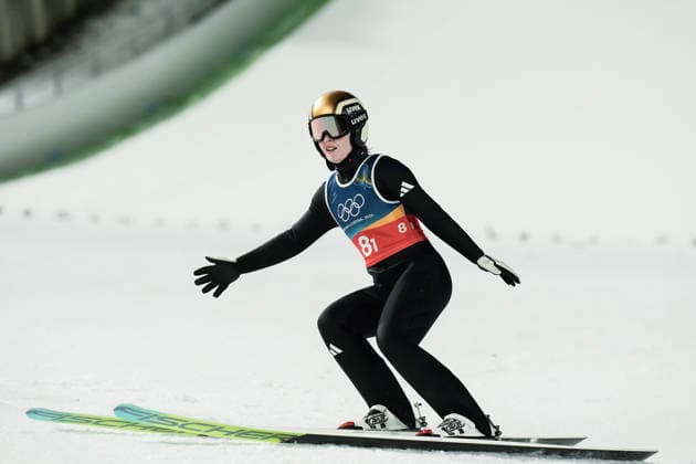 Winter Olympics in Milan Cortina 2026 Val di Fiemme, Italy 20260210. Anna Odine Strom during the 1st round of the mixed team competition in Ski jumping, Skispringen, Ski, nordisch in Predazzo during the Winter Olympics in Milano Cortina 2026. Photo: Terje Pedersen NTB Val di Fiemme Italy EDITORIAL USE ONLY. RESTRICTED USE FOR BETTING COMPANIES Ref:_SPOF5nwMA9D4-w.jpg *** Winter Olympics in Milan Cortina 2026 Val di Fiemme, Italy 20260210 Anna Odine Strom during the 1st round of the mixed team competition in ski jumping in Predazzo during the Winter Olympics in Milan Cortina 2026 Photo Terje Pedersen NTB Val di Fiemme Italy EDITORIAL USE ONLY RESTRICTED USE FOR BETTING COMPANIES  Copyright: xTerjexPedersenx xNTBx