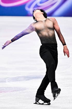 Adam SIAO HIM FA (FRA), during Men Single Skating Practice, at the Olympic Winter games, Winterspiele,Spiele, Summer games Milano Cortina 2026, at Milano Ice Skating Arena, on February 10, 2026 in Milan, Italy. Noxthirdxpartyxsales  aflo_319239606