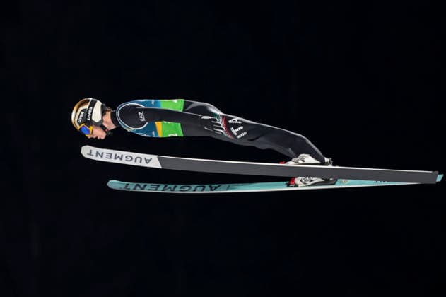 OLYMPICS - Winter Olympic Games, Olympische Spiele, Olympia, OS Milano Cortina 2026 PREDAZZO,ITALY,10.FEB.26 - OLYMPICS, Ski jumping, Skispringen, Ski, nordisch - Winter Olympic Games Milano Cortina 2026, normal hill, mixed team. Image shows Alex Insam (ITA).  GEPAxpictures xMatthiasxTrinkl