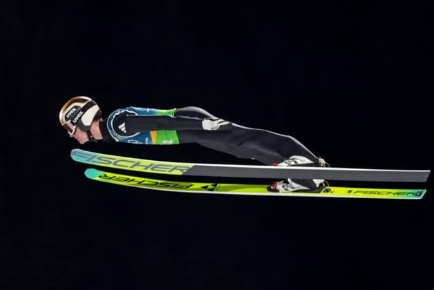 OLYMPICS - Winter Olympic Games, Olympische Spiele, Olympia, OS Milano Cortina 2026 PREDAZZO,ITALY,10.FEB.26 - OLYMPICS, Ski jumping, Skispringen, Ski, nordisch - Winter Olympic Games Milano Cortina 2026, normal hill, mixed team. Image shows Kristoffer Eriksen Sundal (NOR).  GEPAxpictures xMatthiasxTrinkl