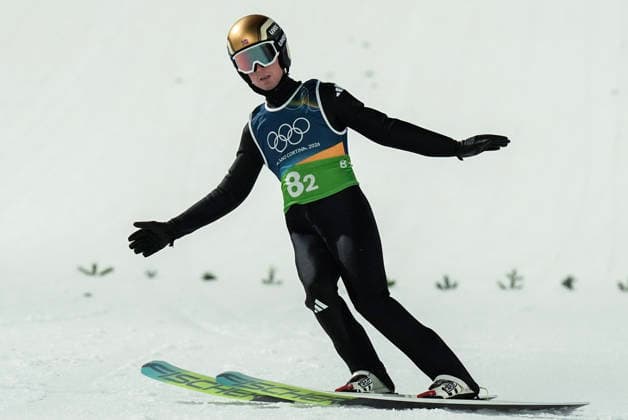 Winter Olympics in Milan Cortina 2026 Val di Fiemme, Italy 20260210. Kristoffer Eriksen Sundal during the 1st round of the mixed team competition in Ski jumping, Skispringen, Ski, nordisch in Predazzo during the Winter Olympics in Milano Cortina 2026. Photo: Terje Pedersen NTB Val di Fiemme Italy EDITORIAL USE ONLY. RESTRICTED USE FOR BETTING COMPANIES Ref:_SPO7Qo4rGktPdk.jpg *** Winter Olympics in Milan Cortina 2026 Val di Fiemme, Italy 20260210 Kristoffer Eriksen Sundal during the 1st round of the mixed team competition in ski jumping in Predazzo during the Winter Olympics in Milan Cortina 2026 Photo Terje Pedersen NTB Val di Fiemme Italy EDITORIAL USE ONLY RESTRICTED USE FOR BETTING COMPANIES  Copyright: xTerjexPedersenx xNTBx