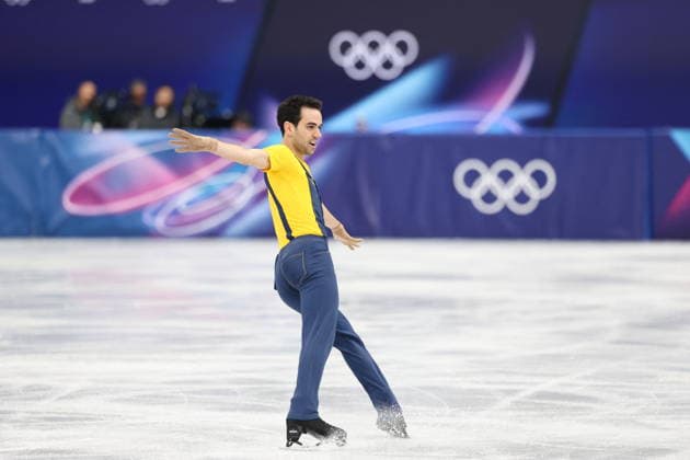 Winter Olympics - Men s Single Skating - Short Program Tomas Guarino Sabate of Team Spain competes in Men s Single Skating - Short Program on day four of the Milano Cortina 2026 Winter Olympic Games, Olympische Spiele, Olympia, OS at Milano Ice Skating Arena on February 10, 2026 in Milan, Italy. Photo by Alexis Jumeau ABACAPRESS.COM Milan Italy  Copyright: xJumeauxAlexis ABACAx