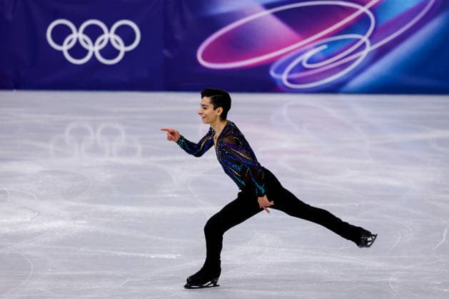 2026-02-10 Figure skating, Eiskunstlauf - Milano Cortina 2026 Winter Olympics - Day 4 MILAN, ITALY - FEBRUARY 10: Donovan Carrillo of Mexico competing in the Men Single Skating - Short Program during Day 4 of Figure Skating - Milano Cortina 2026 Winter Olympics at Milano Ice Skating Arena on February 10, 2026 in Milan, Italy. (Photo by Joris Verwijst BSR Agency) Milan Italy Content not available for redistribution in The Netherlands directly or indirectly through any third parties. Copyright: xBSRxAgencyx