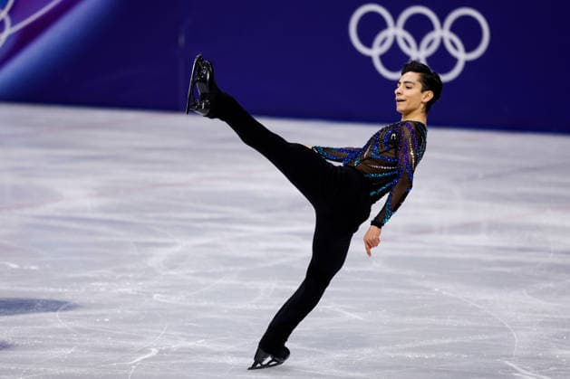 2026-02-10 Figure skating, Eiskunstlauf - Milano Cortina 2026 Winter Olympics - Day 4 MILAN, ITALY - FEBRUARY 10: Donovan Carrillo of Mexico competing in the Men Single Skating - Short Program during Day 4 of Figure Skating - Milano Cortina 2026 Winter Olympics at Milano Ice Skating Arena on February 10, 2026 in Milan, Italy. (Photo by Joris Verwijst BSR Agency) Milan Italy Content not available for redistribution in The Netherlands directly or indirectly through any third parties. Copyright: xBSRxAgencyx