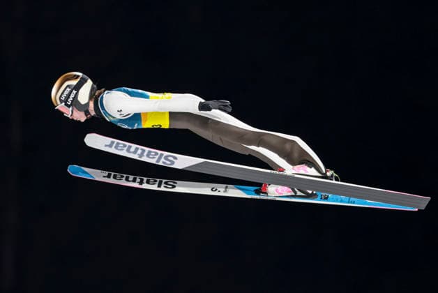 OLYMPICS - Winter Olympic Games, Olympische Spiele, Olympia, OS Milano Cortina 2026 PREDAZZO,ITALY,10.FEB.26 - OLYMPICS, Ski jumping, Skispringen, Ski, nordisch - Winter Olympic Games Milano Cortina 2026, normal hill, mixed team. Image shows Nika Prevc (SLO).  GEPAxpictures xMatthiasxTrinkl