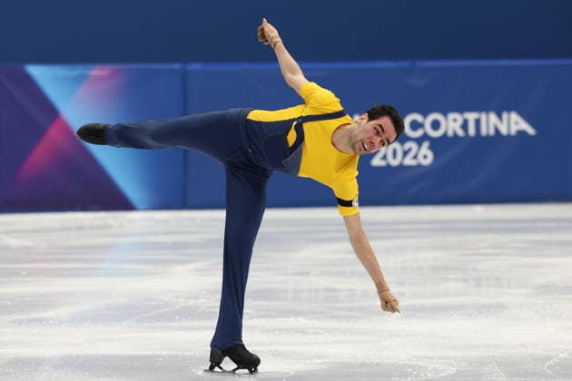February 10, 2026, Milan, Lombardy, Italy: Given Minion s music permission after days of legal wrangling and online outcry, TOMAS GUARINO SABATE performs his Men s Single Skating short program of the Figure skating, Eiskunstlauf Team Event at the Milano Cortina 2026 Winter Olympic Games, Olympische Spiele, Olympia, OS Olympics 2026: Milano Cortina: Figure Skating Men S Single Skating  - ZUMAc179 20260210_oly_c179_188 Copyright: xMickaelxChavetx
