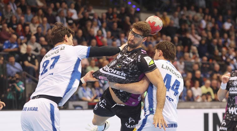 Stuttgart , Handball Daikin Bundesliga TVB Stuttgart vs ThSV Eisenach Antonio Serradilla TVB