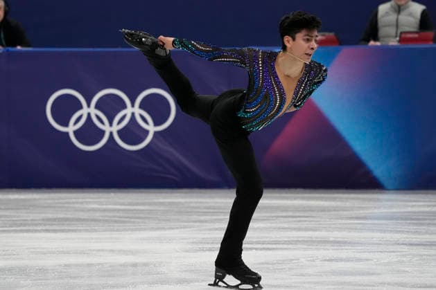 Donovan Carrillo of Mexico performs his routine during the Men s Single Short Program Figure skating, Eiskunstlauf competition at the Milano Figure Skating Arena in Milan, Italy on Tuesday, February 10, 2026.  OLY20260210189 RichardxEllis