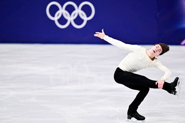 Maxim NAUMOV (USA), during Men Single Skating Short Program, at the Olympic Winter games, Winterspiele,Spiele, Summer games Milano Cortina 2026, at Milano Ice Skating Arena, on February 10, 2026 in Milan, Italy. Noxthirdxpartyxsales  aflo_319245561