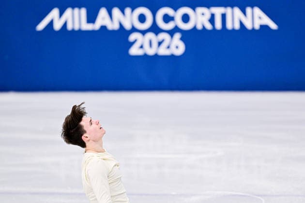 Maxim NAUMOV (USA), during Men Single Skating Short Program, at the Olympic Winter games, Winterspiele,Spiele, Summer games Milano Cortina 2026, at Milano Ice Skating Arena, on February 10, 2026 in Milan, Italy. Noxthirdxpartyxsales  aflo_319245571