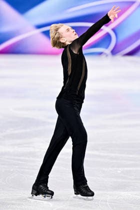Andreas NORDEBACK (SWE), during Men Single Skating Short Program, at the Olympic Winter games, Winterspiele,Spiele, Summer games Milano Cortina 2026, at Milano Ice Skating Arena, on February 10, 2026 in Milan, Italy. Noxthirdxpartyxsales  aflo_319245644
