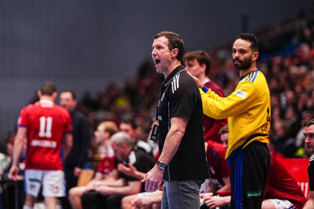 Torsten Jansen Handball Sport Verein Hamburg, Coach GER, Handball Sport Verein Hamburg vs SC DHfK Leipzig, Handball, 1 Bundesliga, Matchday 20, Season 2025 2026, 10 02 2026 GER, Handball Sport Verein Hamburg vs SC DHfK Leipzig, Handball, 1 Bundesliga, Matchday 20, Season 2025 2026, 10 02 2026 Hamburg Copyright: xEibner-Pressefoto MarcelxvonxFehrnx EP_MFN
