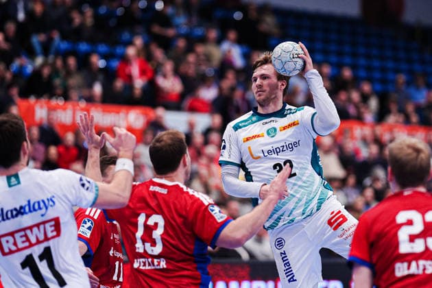 Franz Semper SC DHfK Leipzig, 32 GER, Handball Sport Verein Hamburg vs SC DHfK Leipzig, Handball, 1 Bundesliga, Matchday 20, Season 2025 2026, 10 02 2026 GER, Handball Sport Verein Hamburg vs SC DHfK Leipzig, Handball, 1 Bundesliga, Matchday 20, Season 2025 2026, 10 02 2026 Hamburg Copyright: xEibner-Pressefoto MarcelxvonxFehrnx EP_MFN