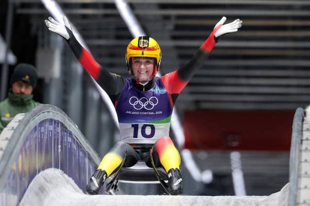 GIOCHI OLIMPICI - Olimpiadi Invernali Milano-Cortina 2026 - Luge Women s Singles Final Anna Berreiter from Germany during the Olympic Winter games, Winterspiele,Spiele, Summer games Milano-Cortina 2026, Luge Women s Singles Final on February 10, 2026 at Cortina Sliding Centre in Cortina d Ampezzo, Italy. Cortina D Ampezzo Italy  Copyright: xIPAxSport ABACAx