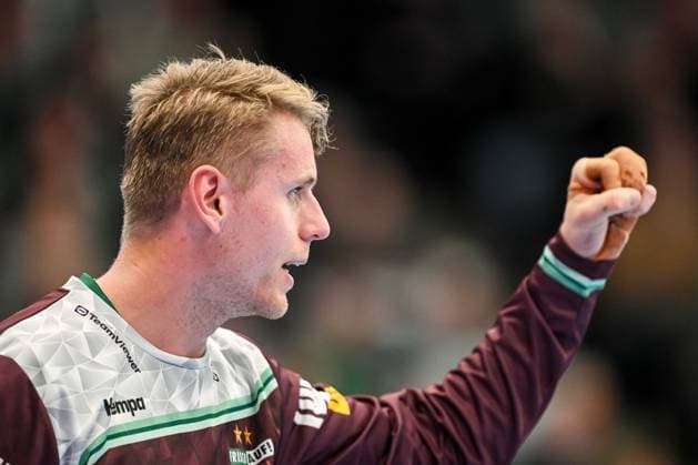 Goeppingen, Germany, 10 02 26 Goalkeeper Kristian Saveras FRISCH AUF Goeppingen gestures, gestures during the Daikin Handball Bundesliga match between FRISCH AUF Goeppingen vs GWD Minden at EWS Arena on February 10, 2026 in Goeppingen, Germany Photo by Harry Langer DeFodi Images Goeppingen, Germany, 10 02 26 Goalkeeper Kristian Saveras FRISCH AUF Goeppingen gestures during the Daikin Handball Bundesliga match between FRISCH AUF Goeppingen vs GWD Minden at EWS Arena on February 10, 2026 in Goeppingen, Germany Photo by Harry Langer DeFodi Images Photo by Harry Langer DeFodi Images
