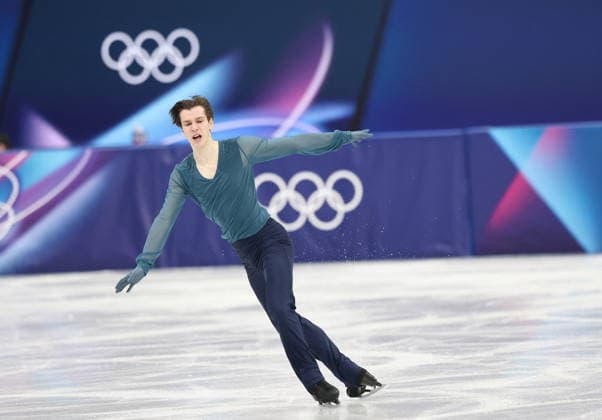 Winter Olympics - Men s Single Skating - Short Program Kyrylo Marsak of Team Ukraine competes in Men s Single Skating - Short Program on day four of the Milano Cortina 2026 Winter Olympic Games, Olympische Spiele, Olympia, OS at Milano Ice Skating Arena on February 10, 2026 in Milan, Italy. Photo by Alexis Jumeau ABACAPRESS.COM Milan Italy  Copyright: xJumeauxAlexis ABACAx