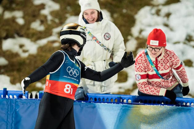 Winter Olympics in Milan Cortina 2026 Val di Fiemme, Italy 20260210. Anna Odine Strom during the 2nd round of the mixed team competition in Ski jumping, Skispringen, Ski, nordisch in Predazzo during the Winter Olympics in Milano Cortina 2026. Photo: Terje Pedersen NTB Val di Fiemme Italy EDITORIAL USE ONLY. RESTRICTED USE FOR BETTING COMPANIES Ref:_SPOKMrAW46hktQ.jpg *** Winter Olympics in Milan Cortina 2026 Val di Fiemme, Italy 20260210 Anna Odine Strom during the 2nd round of the mixed team competition in ski jumping in Predazzo during the Winter Olympics in Milan Cortina 2026 Photo Terje Pedersen NTB Val di Fiemme Italy EDITORIAL USE ONLY RESTRICTED USE FOR BETTING COMPANIES  Copyright: xTerjexPedersenx xNTBx