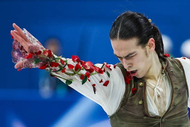 ITALY, MILAN - FEBRUARY 10, 2026: Petr Gumennik of Russia performs his short programme in the men s single skating event during the 2026 Winter Olympic Games, Olympische Spiele, Olympia, OS at the Milano Ice Skating Arena 2026 Winter Olympics: Figure skating, Eiskunstlauf  - ZUMAt113 20260210_zaa_t113_703 Copyright: xMikhailxTereshchenkox
