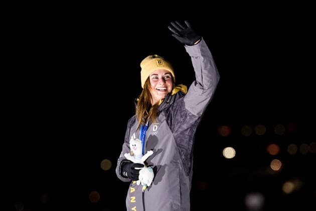 CORTINA, ITALY - FEBRUARY 10: Gold medalist Julia Taubitz (Germany) during the medal ceremony of the Luge Women s Singles at the Milano Cortina 2026 Olympics at Cortina Sliding Centre on day 4 of the Milano Cortina 2026 Olympics on February 10, 2026 in Cortina, Italy. Editorial use only. Venezia Italy Copyright: xSteffiexWunderlx