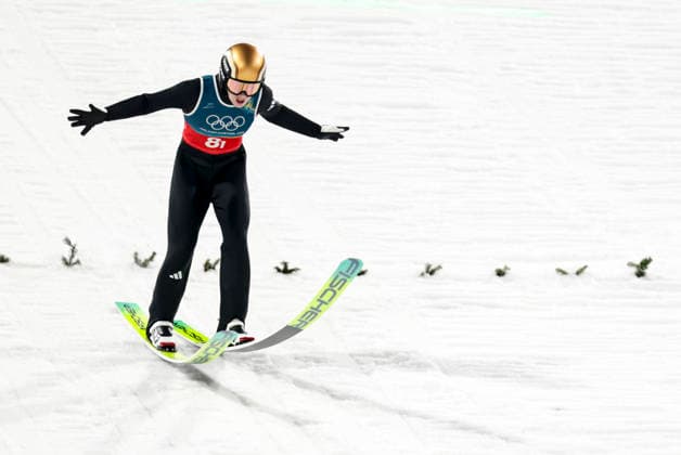 OLYMPICS - Winter Olympic Games, Olympische Spiele, Olympia, OS Milano Cortina 2026 PREDAZZO,ITALY,10.FEB.26 - OLYMPICS, Ski jumping, Skispringen, Ski, nordisch - Winter Olympic Games Milano Cortina 2026, normal hill, mixed team. Image shows Anna Odine Stroem (NOR).  GEPAxpictures xMatthiasxTrinkl