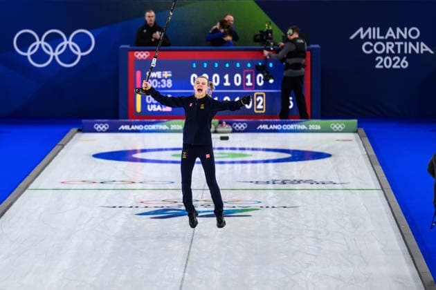 260210 Isabella Wrana of Sweden celebrate after winning the mixed doubles curling final match between Sweden and USA during day 4 of the 2026 Winter Olympics on February 10, 2026 in Cortina. Photo: Joel Marklund BILDBYRAN kod JM JM0787 bbeng curling Olympic Games, Olympische Spiele, Olympia, OS olympics winter olympics os ol olympiska spel vinter-os olympiske leker milano cortina 2026 milan cortina 2026 milano cortina 2026 olympic games milano cortina 2026 winter olympic games milano cortina-os milano cortina-ol vinter-ol final sverige sweden usa united states jubel *** 260210 Isabella Wrana of Sweden celebrate after winning the mixed doubles curling final match between Sweden and USA during day 4 of the 2026 Winter Olympics on February 10, 2026 in Cortina Photo Joel Marklund BILDBYRAN kod JM JM0787 bbeng curling olympic games olympics winter olympics os ol olympiska spel vinter os olympiske leker milano cortina 2026 milan cortina 2026 milano cortina 2026 olympic games milano cortina 2026 winter olympic games milano cortina os milano cortina ol vinter ol final sverige sweden usa united states jubel  Copyright: JOELxMARKLUND BB260210JM228