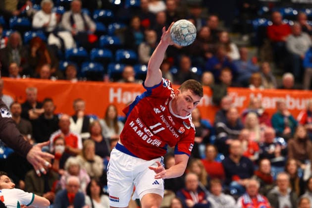 Handball I Men I Season 2025 2026 I Bundesliga I 20 Matchday I HSV Hamburg SC DHFK Leipzig I 10 02 2026 Nicolaj Jorgensen 11, HSV Hamburg Hamburg Alsterdorfer Sporthalle Hamburg Germany Copyright: xLobeca RalfxHomburgx