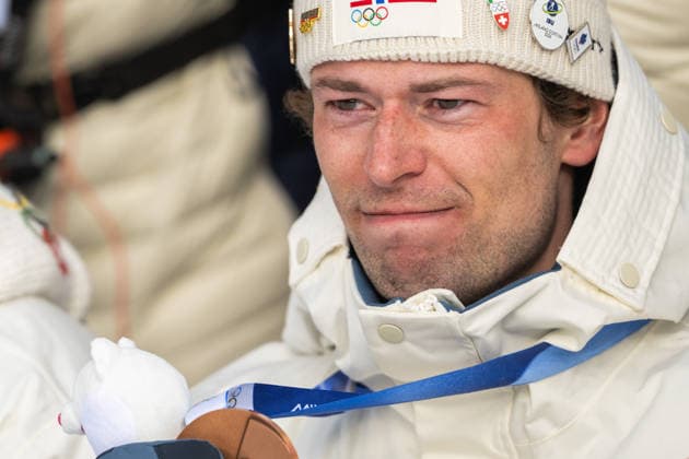 260210 Sturla Holm Laegreid of Norway with tears in his eyes while celebrating his bronze medal after competing in men s biathlon 20 km individual during day 4 of the 2026 Winter Olympics on February 10, 2026 in Anterselva. Photo: Mathias Bergeld BILDBYRAN kod MB MB1320 skidskytte biathlon skiskyting Olympic Games, Olympische Spiele, Olympia, OS olympics winter olympics os ol olympiska spel vinter-os olympiske leker milano cortina 2026 milan cortina 2026 milano cortina 2026 olympic games milano cortina 2026 winter olympic games milano cortina-os milano cortina-ol vinter-ol 4 bbeng 20 km individual norge norway jubel bronsmedalj *** 260210 Sturla Holm Laegreid of Norway with tears in his eyes while celebrating his bronze medal after competing in men s biathlon 20 km individual during day 4 of the 2026 Winter Olympics on February 10, 2026 in Anterselva Photo Mathias Bergeld BILDBYRAN code MB MB1320 biathlon biathlon olympic games olympics olympics winter olympics os ol olympiska spel vinter os olympiske leker milano cortina 2026 milan cortina 2026 milano cortina 2026 olympic games milano cortina 2026 winter olympic games milano cortina os milano cortina ol vinter ol 4 bbeng 20 km individual norway jubel bronsmedalj  Copyright: MATHIASxBERGELD BB260210MB113