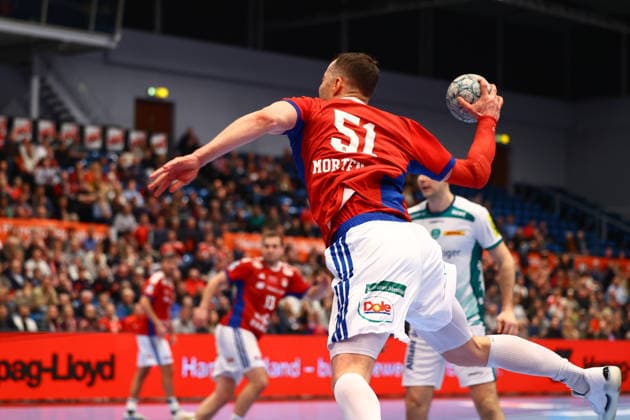 Handball I Men I Season 2025 2026 I Bundesliga I 20 Matchday I HSV Hamburg SC DHFK Leipzig I 10 02 2026 Casper Ulrich Mortensen 51, HSV Hamburg Hamburg Alsterdorfer Sporthalle Hamburg Germany Copyright: xLobeca RalfxHomburgx