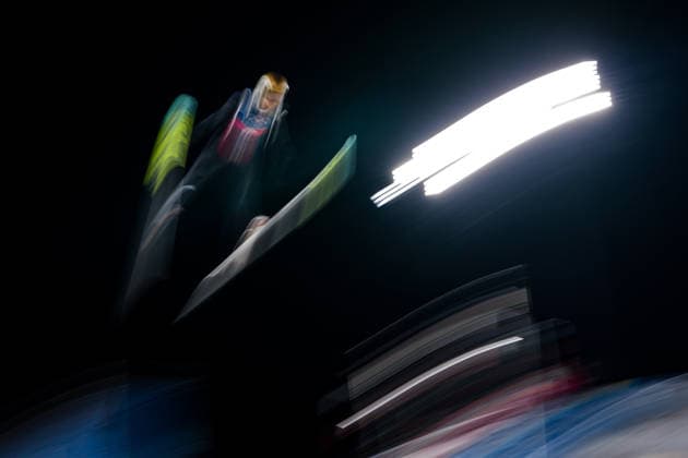 Milano Cortina 2026 Olympic Winter games, Winterspiele,Spiele, Summer games MILAN, ITALY - FEBRUARY 10: Athlete competes at mixed team Ski jumping, Skispringen, Ski, nordisch competition during Milano Cortina 2026 Olympic Winter Games in Milan, Italy on February 10, 2026. Cemal Yurttas Anadolu Milan Italy. Editorial use only. Please get in touch for any other usage.  Copyright: x2026xAnadoluxCemalxYurttasx