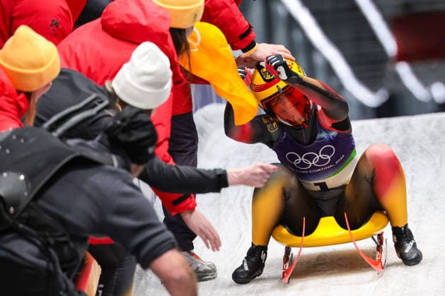 Milano Cortina 2026 - XXV Olympic Winter games, Winterspiele,Spiele, Summer games Cortina D Ampezzo - Italy Tuesday , February 10 , 2026 Luge - Women s Singles TAUBITZ Julia (GER)  Copyright: xLucianoxMariaxBisi IPAxSportx xipa-agency.netx xx IPA_71236394 IPA_Agency_IPA71236394