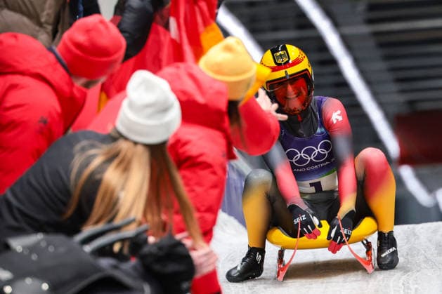 GIOCHI OLIMPICI - Olimpiadi Invernali Milano-Cortina 2026 - Luge Women s Singles Final Milano Cortina 2026 - XXV Olympic Winter games, Winterspiele,Spiele, Summer games Cortina D Ampezzo - Italy Tuesday , February 10 , 2026 Luge - Women s Singles TAUBITZ Julia (GER) Cortina D Ampezzo Italy  Copyright: xIPAxSport ABACAx