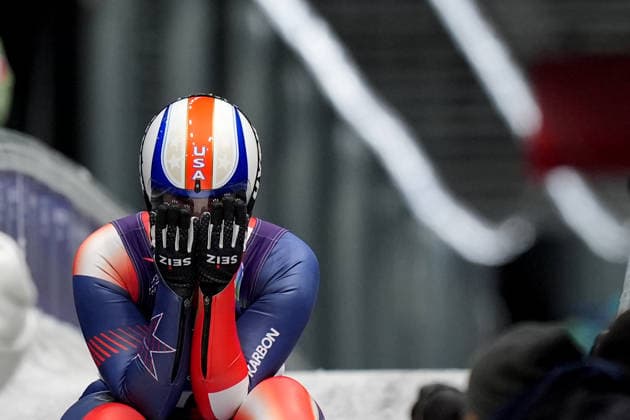 USA ™ Ashley FARQUHARSON bronze medal during Luge Women™s single manche 4 at the Cortina Sliding Centre at the Milano Cortina 2026 Winter Olympics, in Cortina (Italy) February 10 , 2026 (Spada LaPresse)  Copyright: xSpada LaPressex