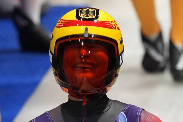 Germany ™s TAUBITZ Julia gold medal during Luge Women™s single manche 4 at the Cortina Sliding Centre at the Milano Cortina 2026 Winter Olympics, in Cortina (Italy) February 10 , 2026 (Spada LaPresse)  Copyright: xSpada LaPressex
